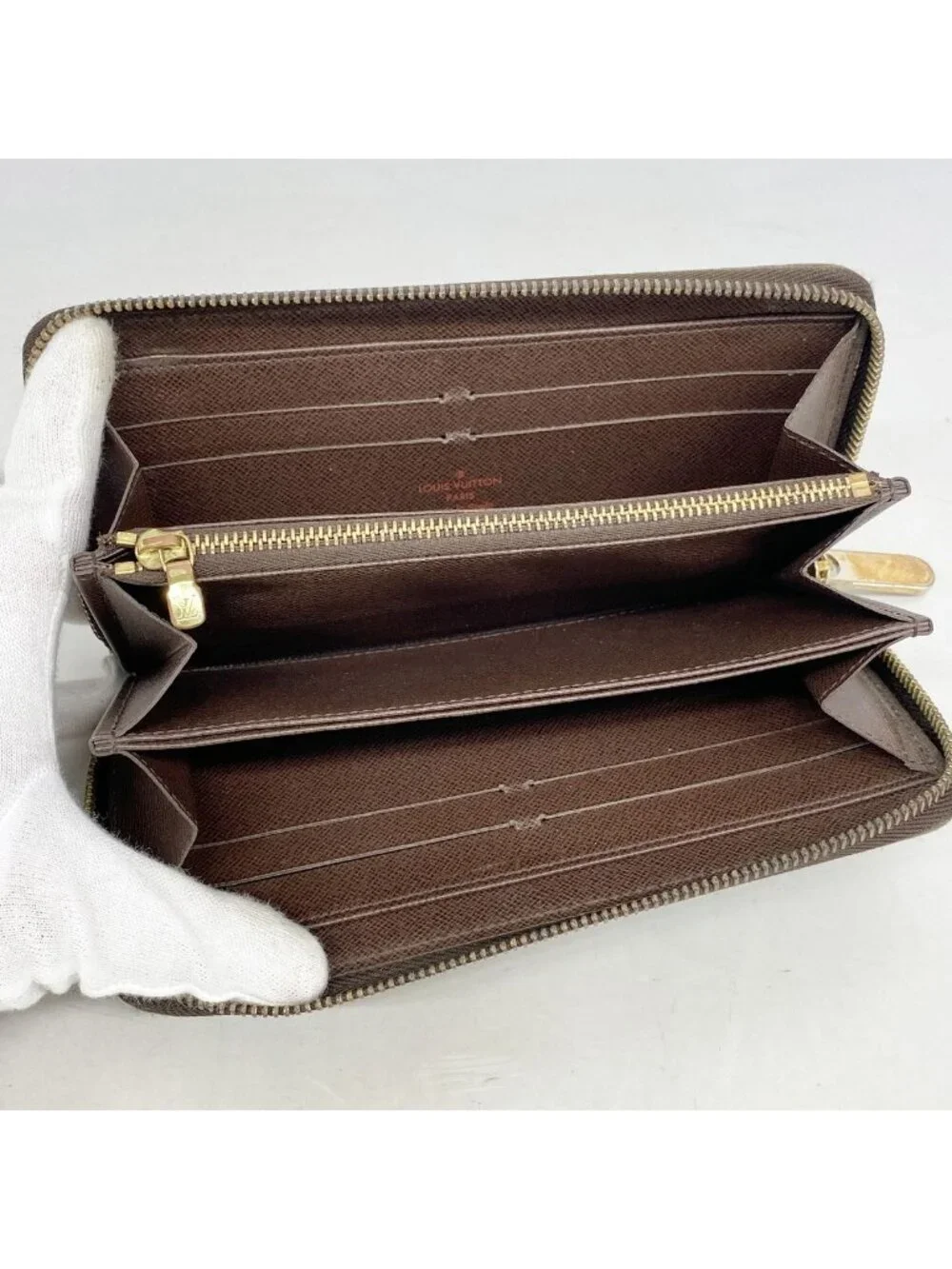 Louis Vuitton Wallet Damier Zippy Ebene